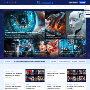 Demo 25- Yapay Zeka Temalı Site (Wordpress)