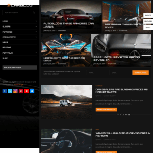 Demo 20 - Araba Blog Sitesi (Wordpress)