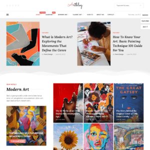 Demo 5 - Sanat Blog Sitesi (Wordpress)