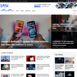 Demo 7 - Teknoloji Blog Sitesi (Wordpress)
